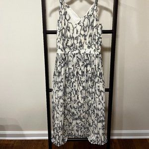 Banana Republic Floral Pleated Dress
